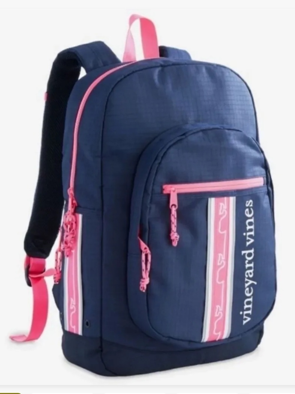 Vineyard Vines Backpack in Navy and Pink
